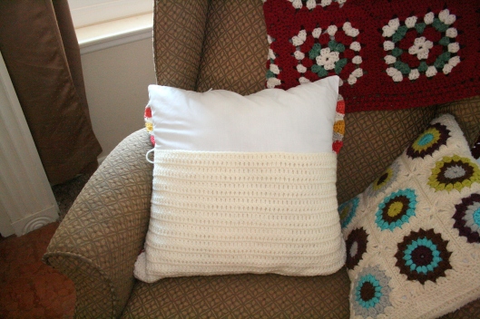 Crochet Cushion Back