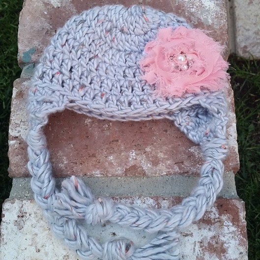 Sugar and Spice Earflap Hat by DandelionDaze